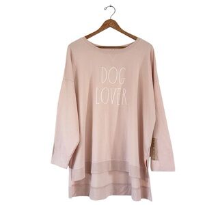 Dog Lover Blush Lightweight Sweatshirt